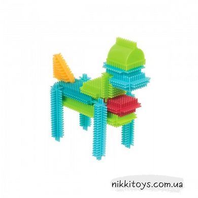 Конструктор игольчатый Battat Lite Bristle Blocks - Строитель, 56 дет