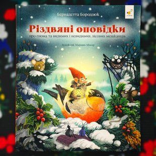 Книга Різдвяні оповідки про гнома та видимих і невидимих лісових мешканців Бернадетта Бородзюк