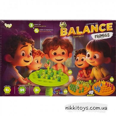 Развивающая настольная игра "Balance Frogs" большая, балансир +IQ-шашки