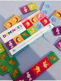 Настольная игра Домино Животные