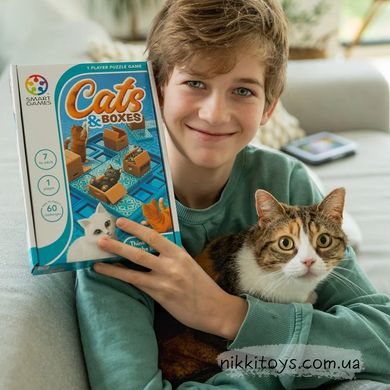 Настільна гра Коти в коробках (Cats & Boxes)