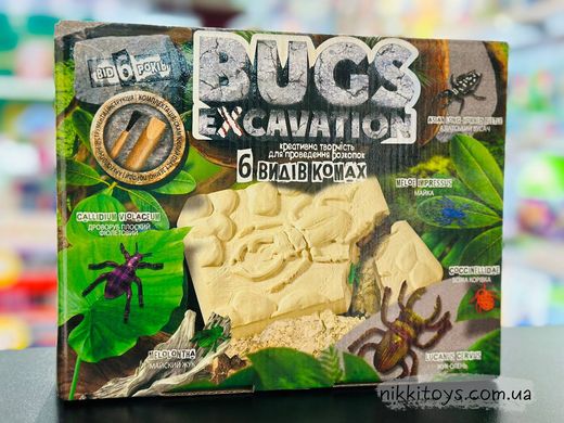 Креативное творчество для проведения раскопок "BUGS EXCAVATION" жуки укр