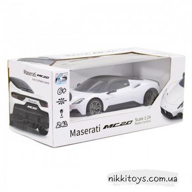 Автомобиль KS Drive на р/у - Maserati MC20 (1:24, белый) 124GMMW