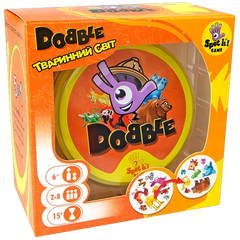 Настольная игра Dobble Animals | Доббль Животный Мир. Asmodee DOAN01UA
