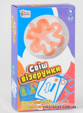 Настольная карточная игра-головоломка Свиш 2 вида узоры UKB-D 0037-2/ 0037-1