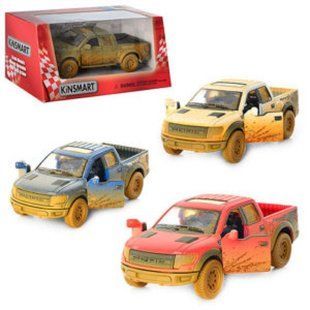Машинка "Ford F-150 SVT Raptor Super Crew Muddy"