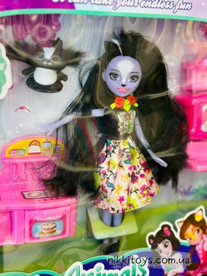 Кукла с набором кухонной мебели "Enchantimals"