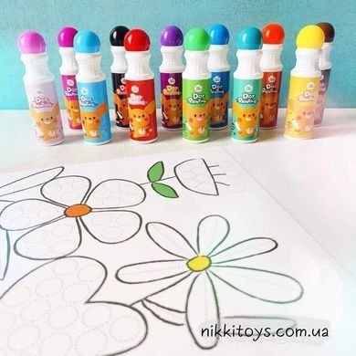 Точковий живопис Jar Melo 12 кольорів Dot Painting