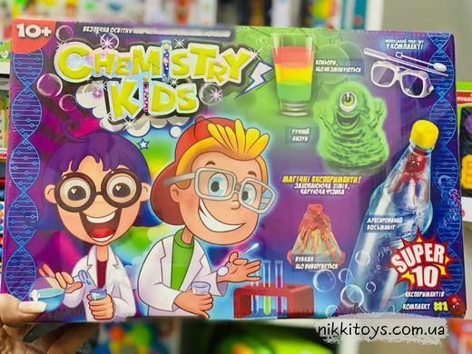 Набор для проведения опытов Chemistry Kids 4820186077759
