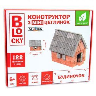 Строительный набор для творчества из мини-кирпичиков BLOCKY "Домик"