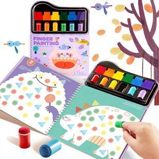 Книга для рисования пальцами Mirola kids