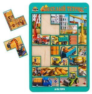 Игра - Головоломка: ТЕТРИС Стройка (дорожный)
