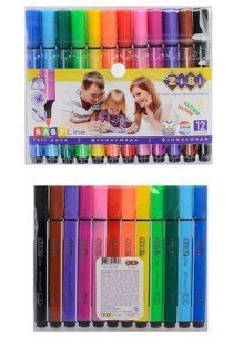 Фломастери мої перші фломастери, 12кол., JUMBO