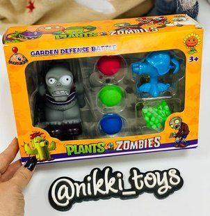 Игровой набор для стрельбы "PLANT vs ZOMBIE"  Растения против зомби