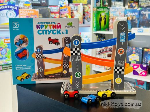 Деревянная игрушка Трек - спуск