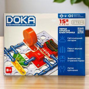 Конструктор електронний STEM Doka Перші кроки в електроніці