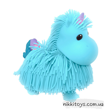Інтерактивна іграшка Jiggly Pup - Чарівний єдиноріг (блакитний) KIDDISVIT