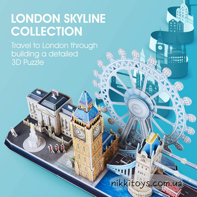 Конструктор 3D CubicFun CityLine London (MC 253h)