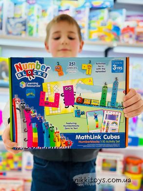 Обучающий игровой набор LEARNING RESOURCES серии Numberblocks – Учимся считать Mathlink® Cubes LSP 0949-UK