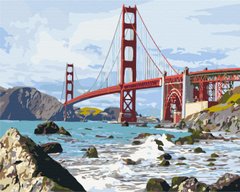 Картина за номерами Міст Сан Франциско BS 7979