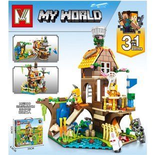 Конструктор 3в1 MG300 будиночок 364 дет. &laquo;My World&raquo; Minecraft