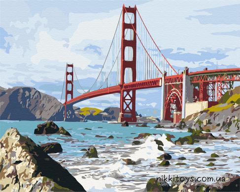 Картина за номерами Міст Сан Франциско BS 7979