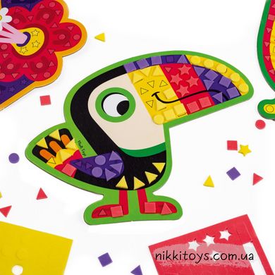 Набір для творчості м'яка мозаїка «Птахи» Vladi Toys VT 4511-09