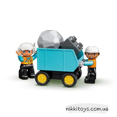 Конструктор LEGO DUPLO Грузовик и гусеничный экскаватор (10931)