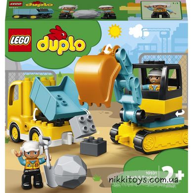 Конструктор LEGO DUPLO Грузовик и гусеничный экскаватор (10931)