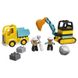 Конструктор LEGO DUPLO Вантажівка та гусеничний екскаватор (10931)