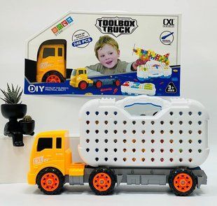 Игровой набор 3в1-плоские+объемные фигуры, машина-грузовик
