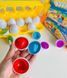 Овощи и фрукты 3D сортер &laquo;Яичный лоток&raquo; Matching Eggs Монтессори