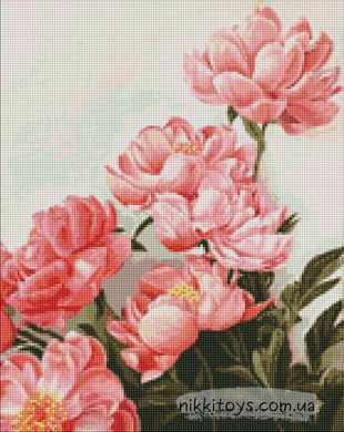 Набор с алмазной мозаикой "Букет розовых пионов" 40х50см AMO 7274