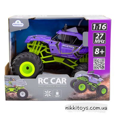 Автомобіль Sulong Toys Bigfoot Off-road з р/к – Violet (1:16, 27 МГц (MHz))