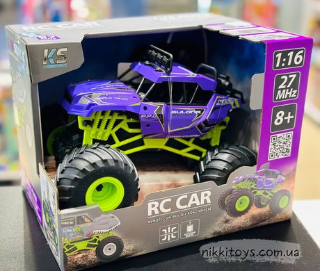 Автомобиль Sulong Toys Bigfoot Off-road с р/у - Violet (1:16, 27 МГц (MHz))