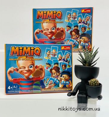 Настольная карточная игра Mimiq Покажи гримасу 15120066Р