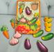 Вкладки "Кошик з овочами - 1" ПСФ 042