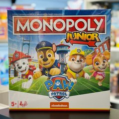 Настільна гра Hasbro Paw Patrol Monopoly Junior Монополія Щенячий патруль (укр)