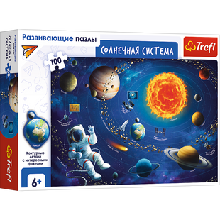 Пазлы обучающие Солнечная система ( 100 элементов) Trefl 15529