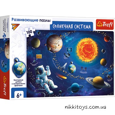 Пазлы обучающие Солнечная система ( 100 элементов) Trefl 15529