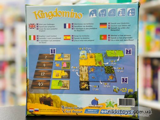 Настільна гра Kingdomino. Доміношне королівство FeelIndigo