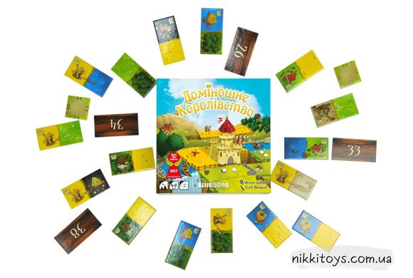 Настільна гра Kingdomino. Доміношне королівство FeelIndigo