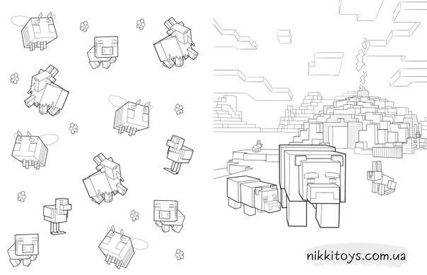 Minecraft Офіційна розмальовка пригод