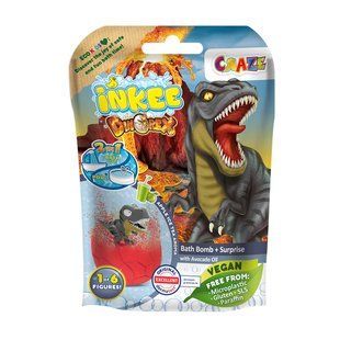 Ароматная бомбочка для ванны с игрушкой Inkee - Динозавры 35597