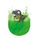 Ароматна бомбочка для ванни з іграшкою inkee - Динозаври 35597