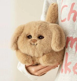М'яка інтерактивна іграшка Собачка (звуки, кліпає очима, рухає хвостом, сенсорний датчик, в коробці)