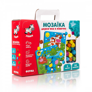 Мозаїка дерев'яна "Ферма" ZB 2002-01