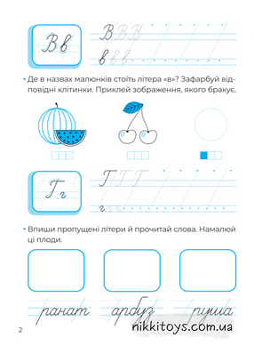 Книга Рукописні літери. Каліграфія для малюків. + 42 наліпки Альона Пуляєва