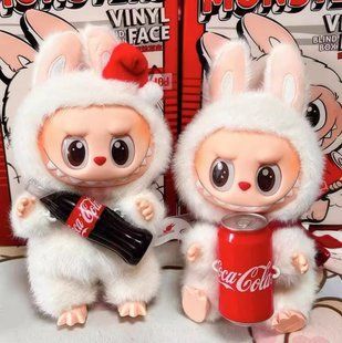 ЛАБУБУ Іграшка-сюрприз брелок Labubu The Monsters Vinyl Face "Лабубу Кола" COCA-COLA