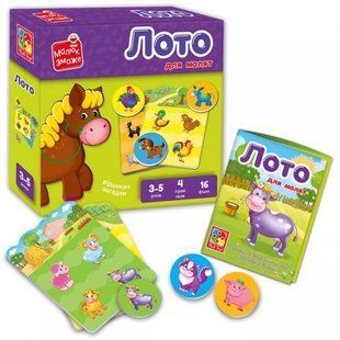 Гра настільна Лото Ферма Vladi Toys